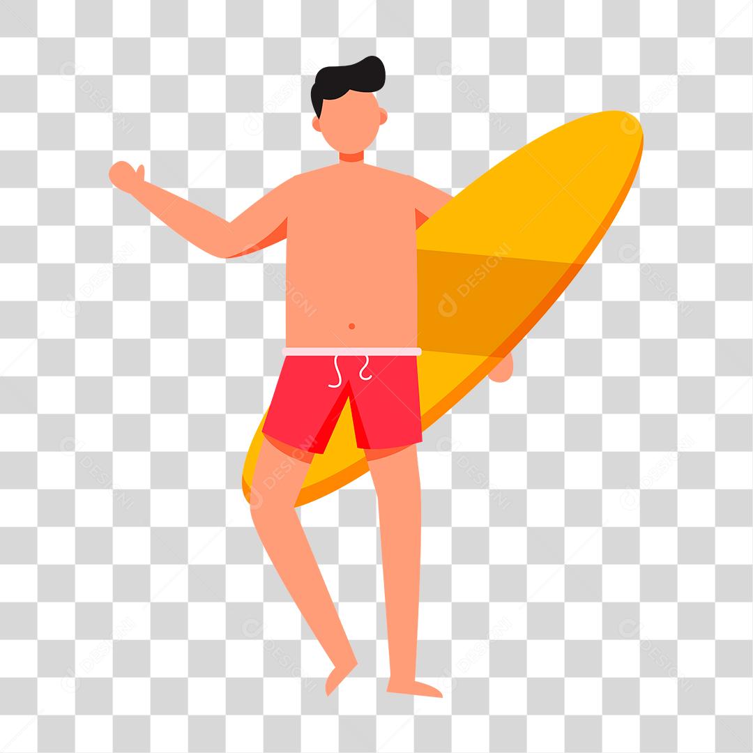 Desenho de pessoas vestidas com roupas de banho