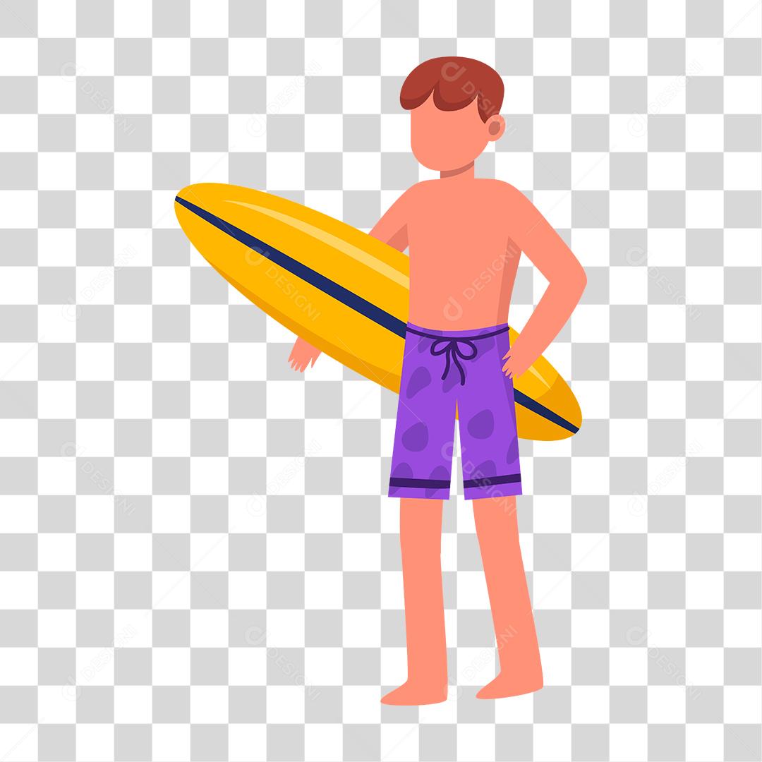 Desenho de pessoas vestidas com roupas de banho