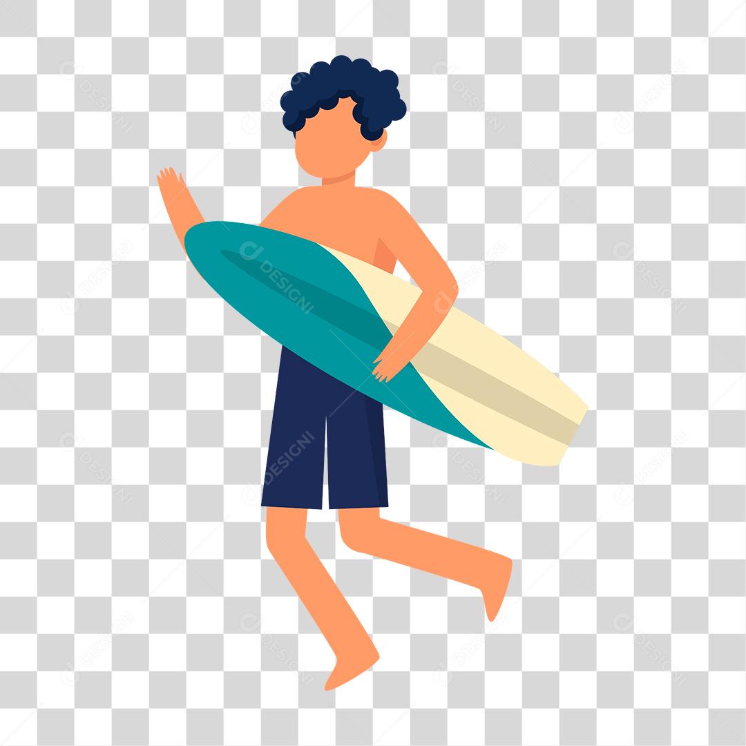 Desenho de pessoas vestidas com roupas de banho