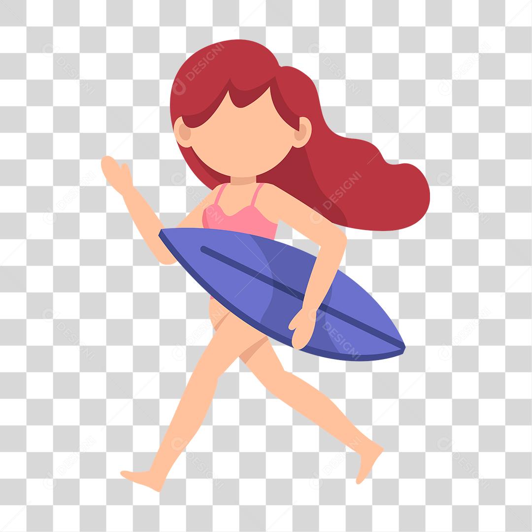 Desenho de pessoas vestidas com roupas de banho