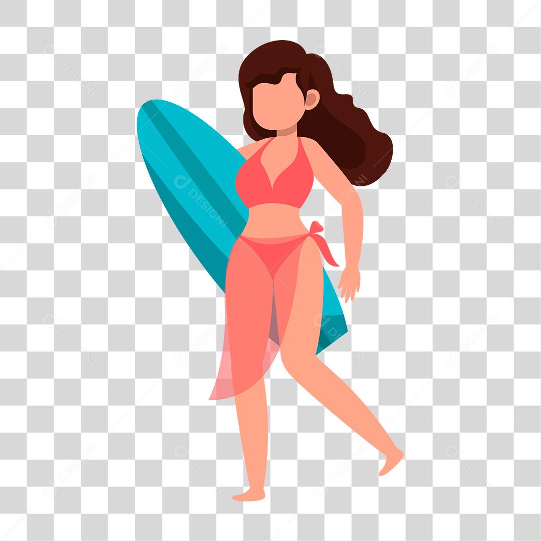 Desenho de pessoas vestidas com roupas de banho