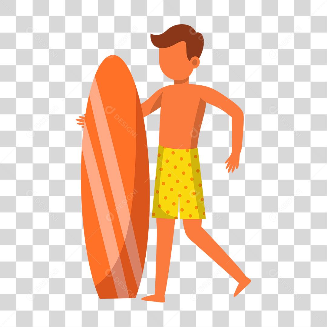 Desenho de pessoas vestidas com roupas de banho