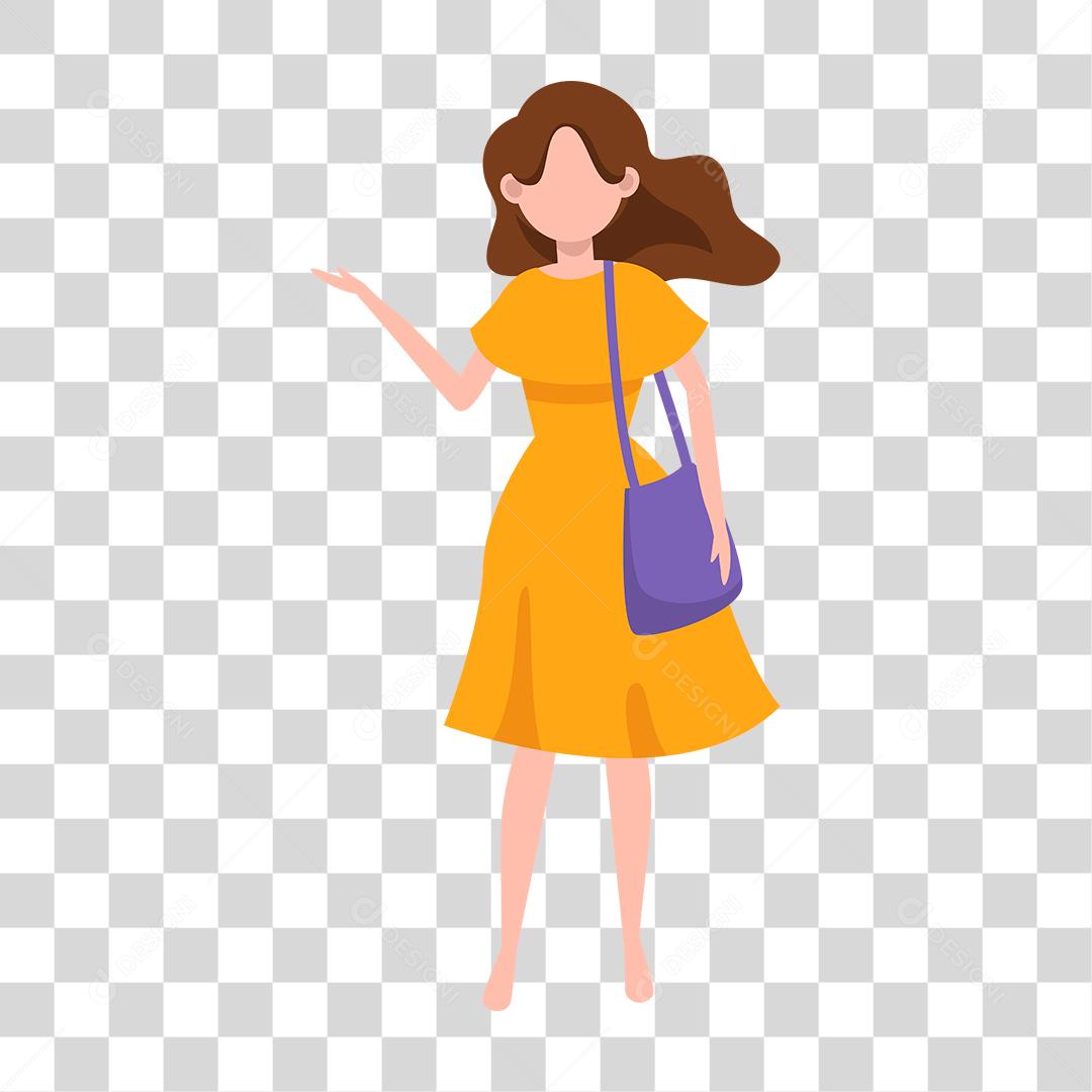 Desenho de pessoas vestidas com roupas de verão