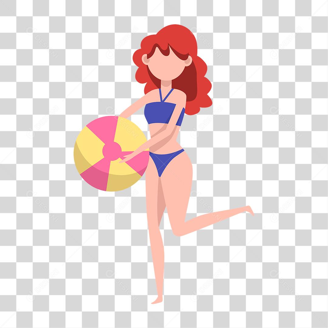 desenho de uma pessoa vestida com roupa de banho