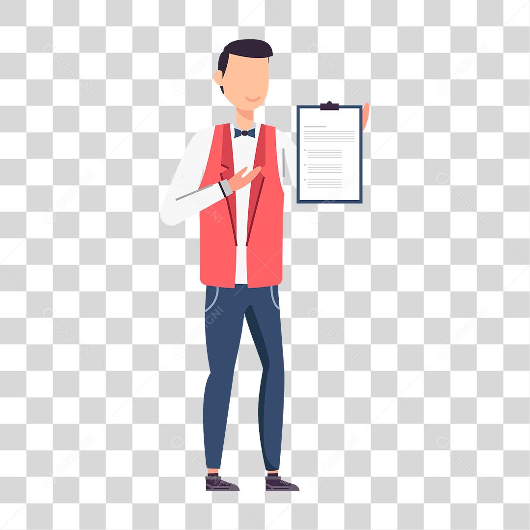 Desenho de pessoas trabalhando em suas profissões