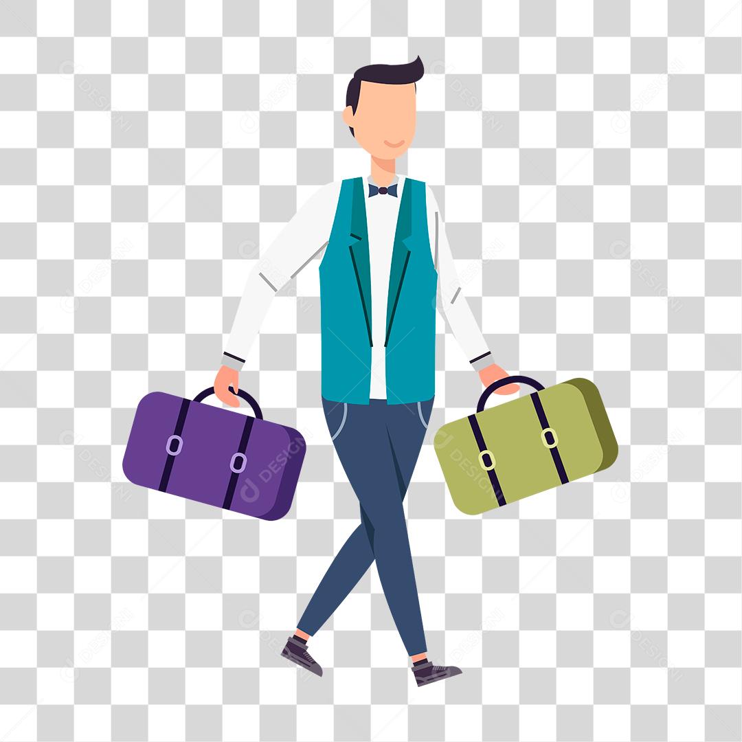 Desenho de pessoas trabalhando em suas profissões