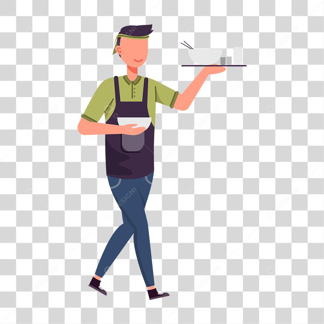 Desenho de pessoas trabalhando em suas profissões