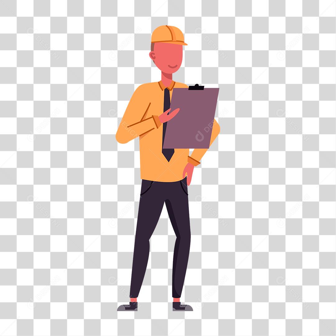 Desenho de pessoas trabalhando em suas profissões