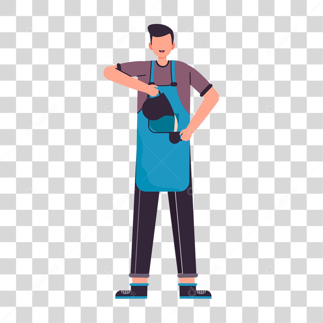 Desenho de pessoas trabalhando ou em lazer