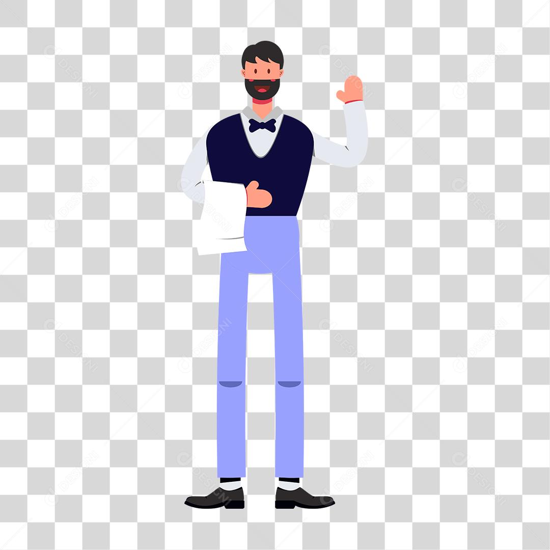 Desenho de pessoas trabalhando ou em lazer