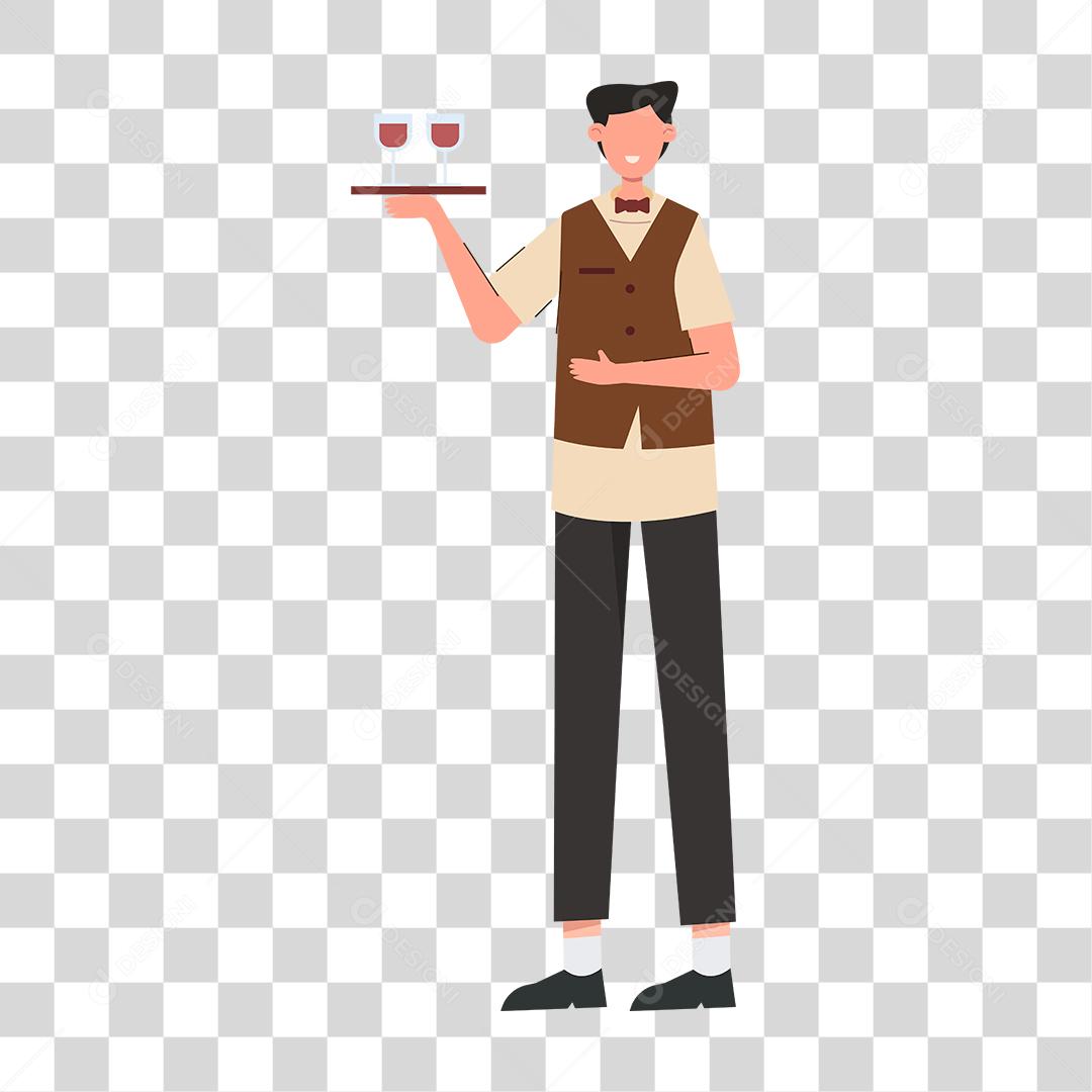 Desenho de pessoas trabalhando ou em lazer