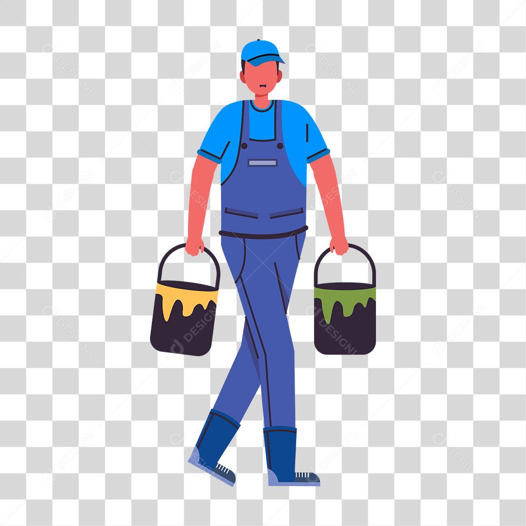 Desenho de pessoas trabalhando ou em lazer