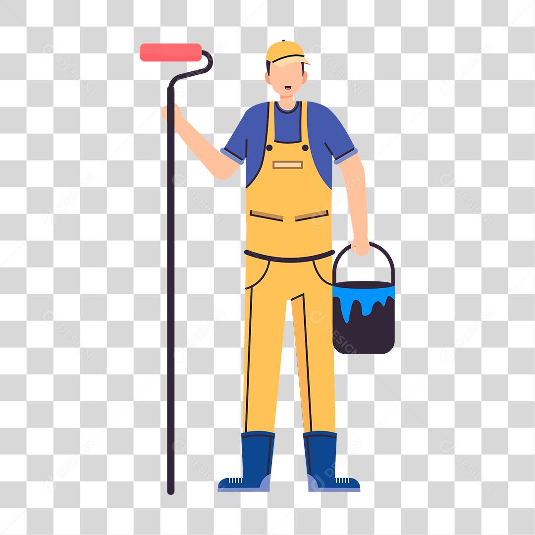 Desenho de pessoas trabalhando ou em lazer