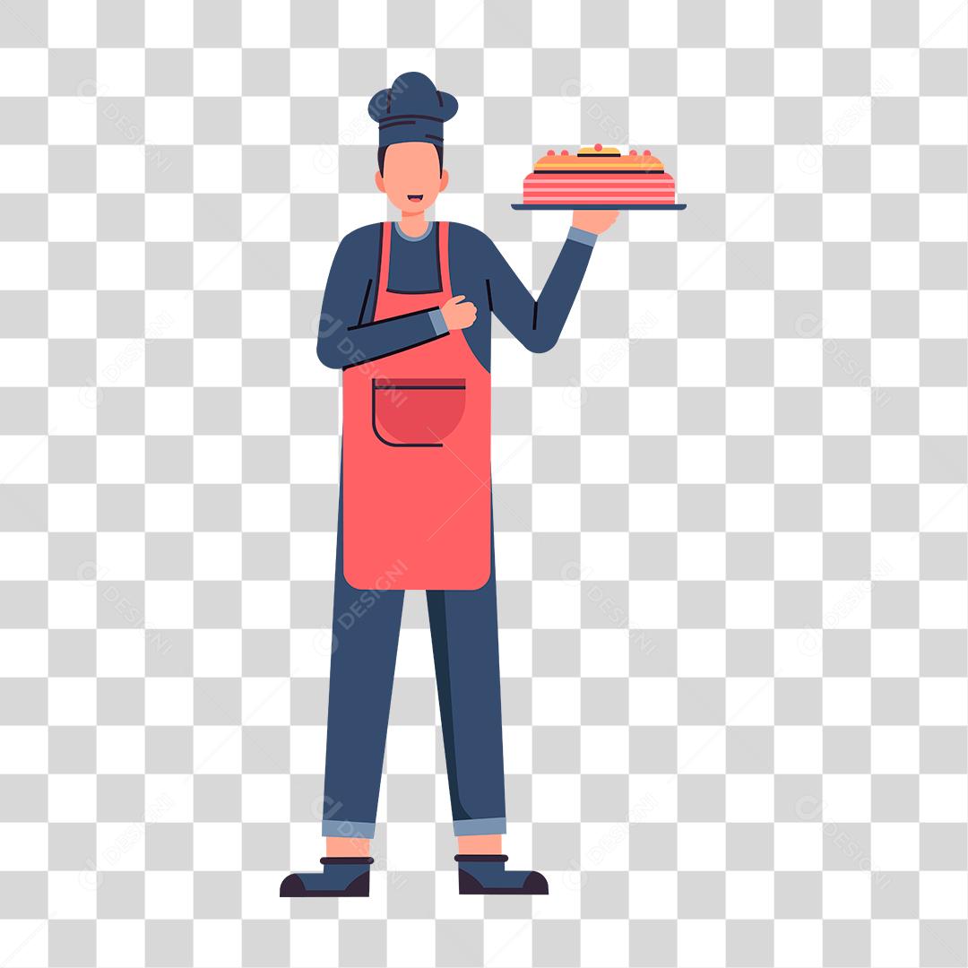 Desenho de pessoas trabalhando em suas profissões