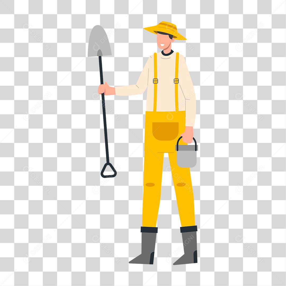 Desenho de pessoas trabalhando em suas profissoes