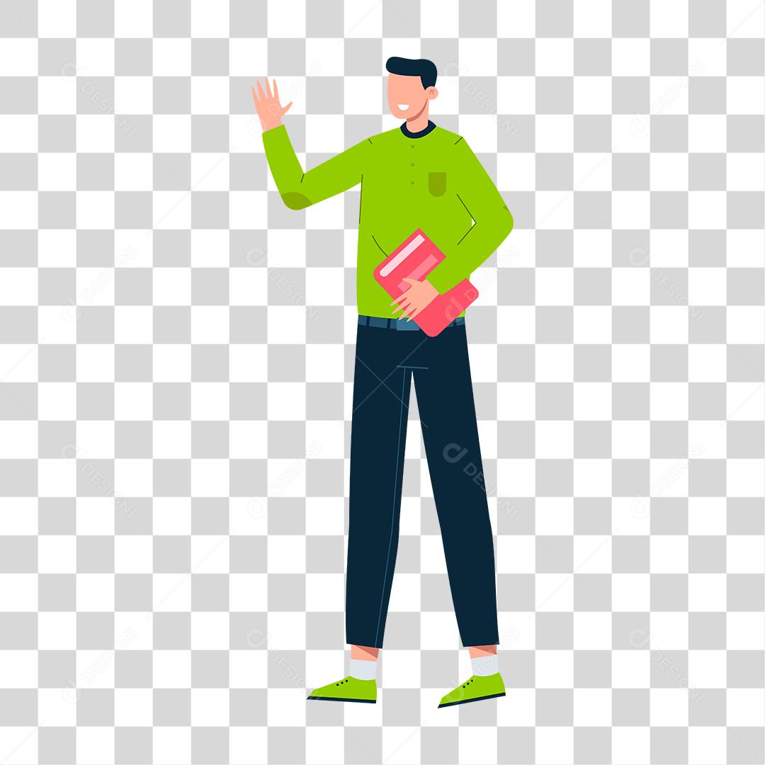 Desenho de pessoas trabalhando em suas profissões