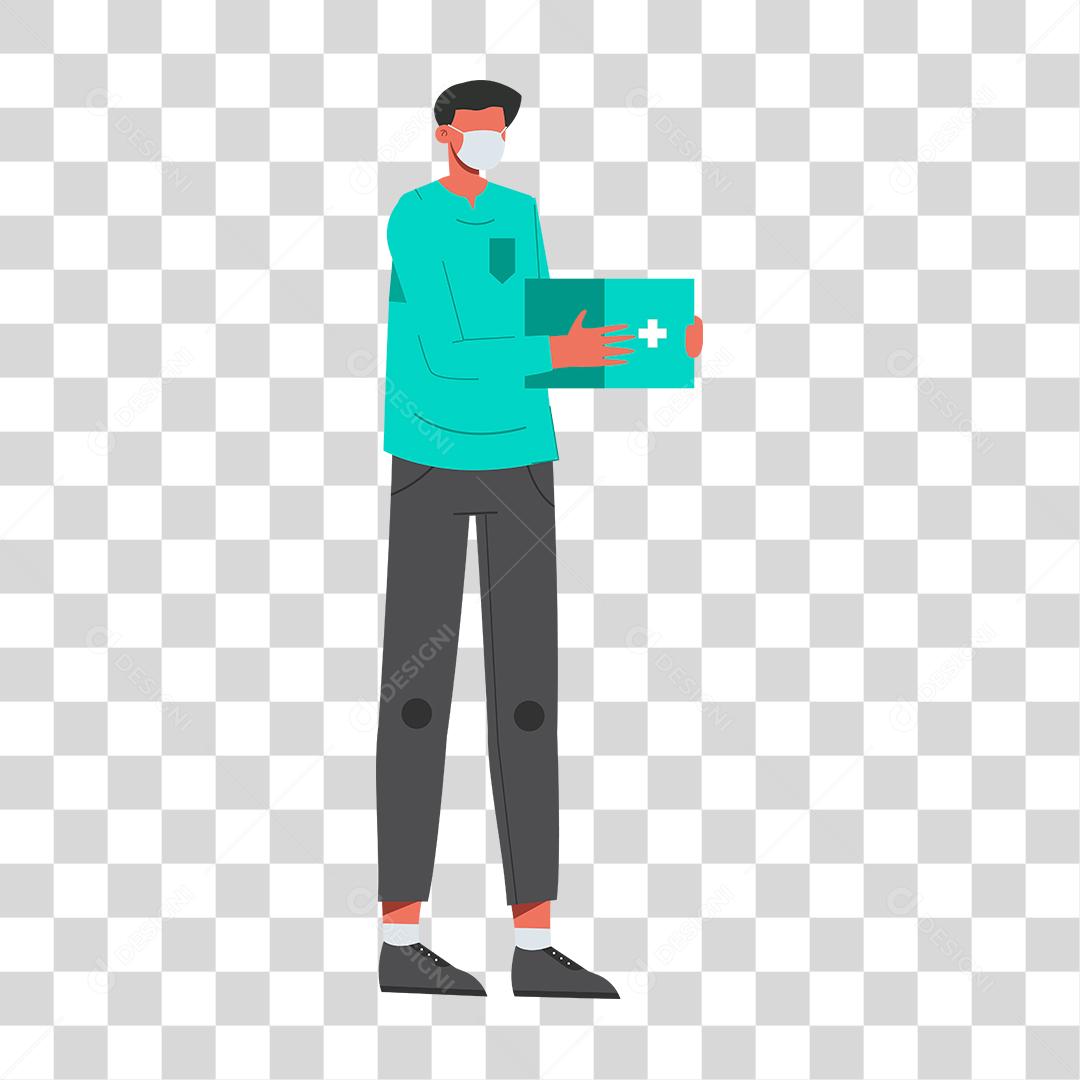 Desenho de pessoas trabalhando em suas profissões