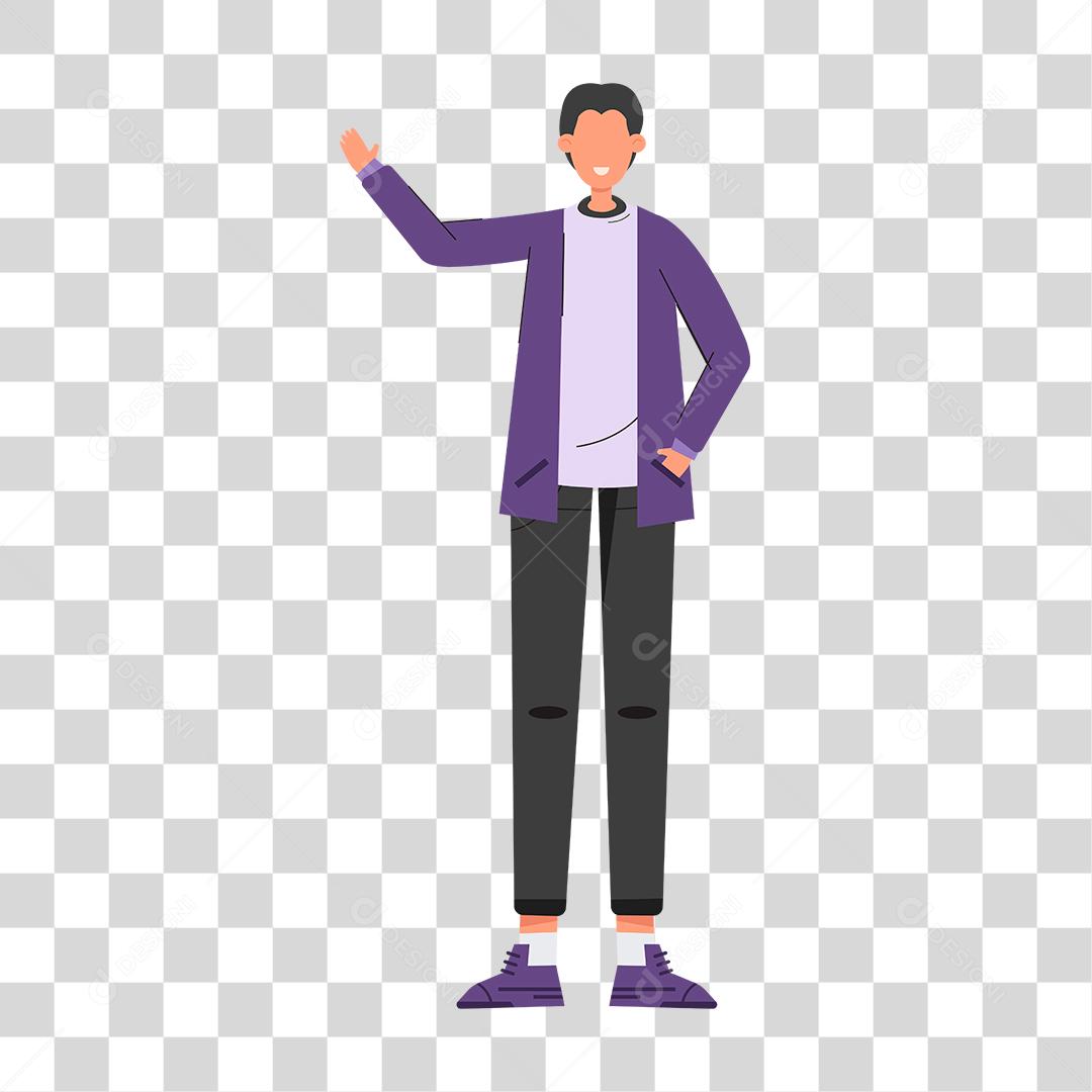 Desenho de homem trabalhador