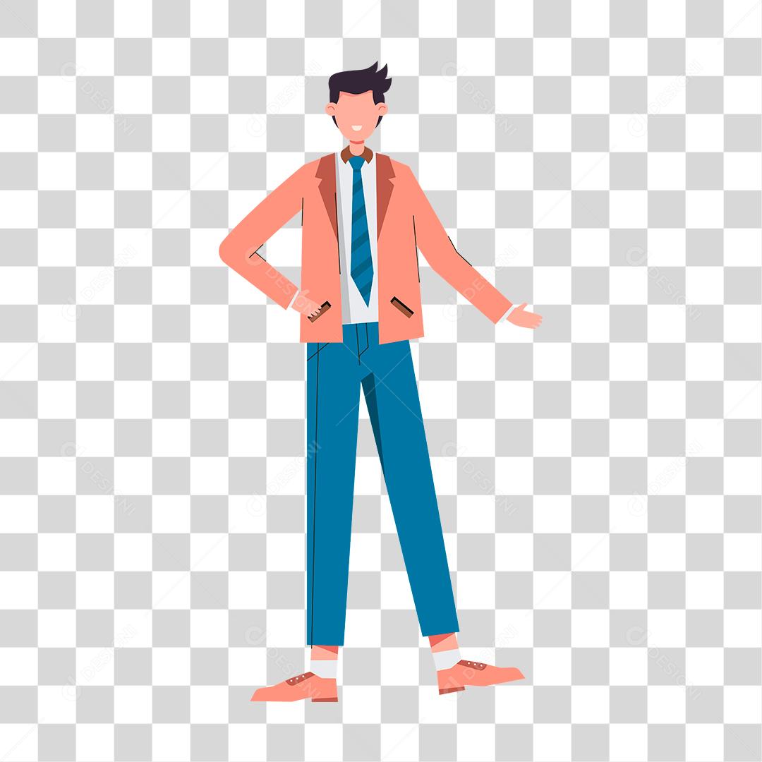 Desenho de homem trabalhador