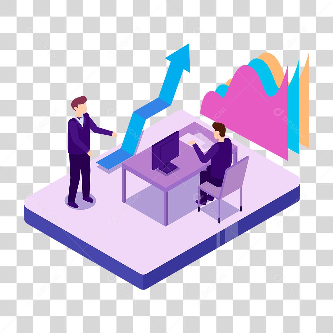 Desenho de homens trabalhador