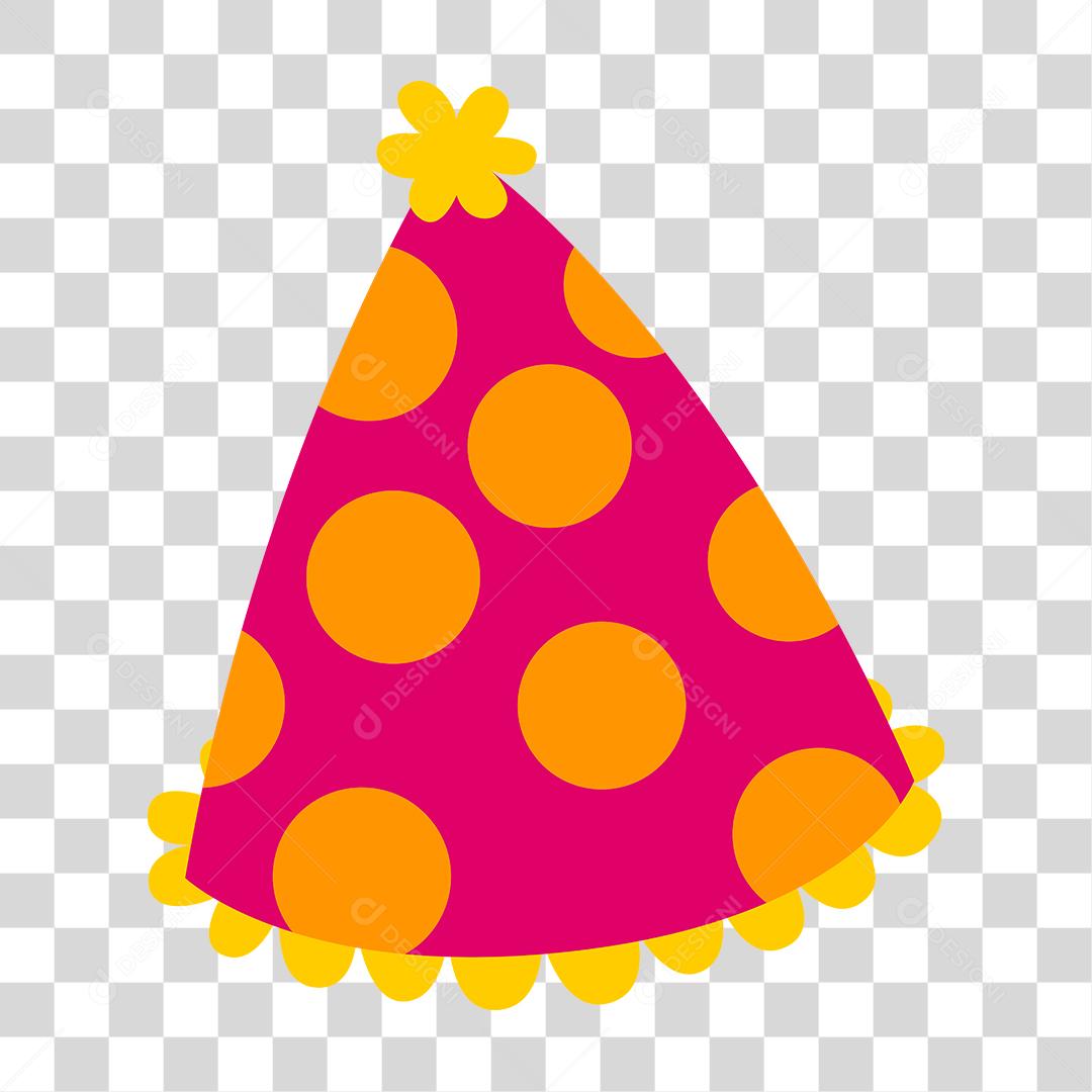 Desenho de chapéu de aniversario