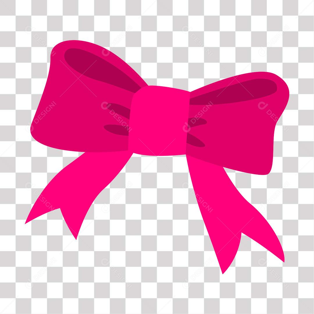 desenho de laço cor de  rosa