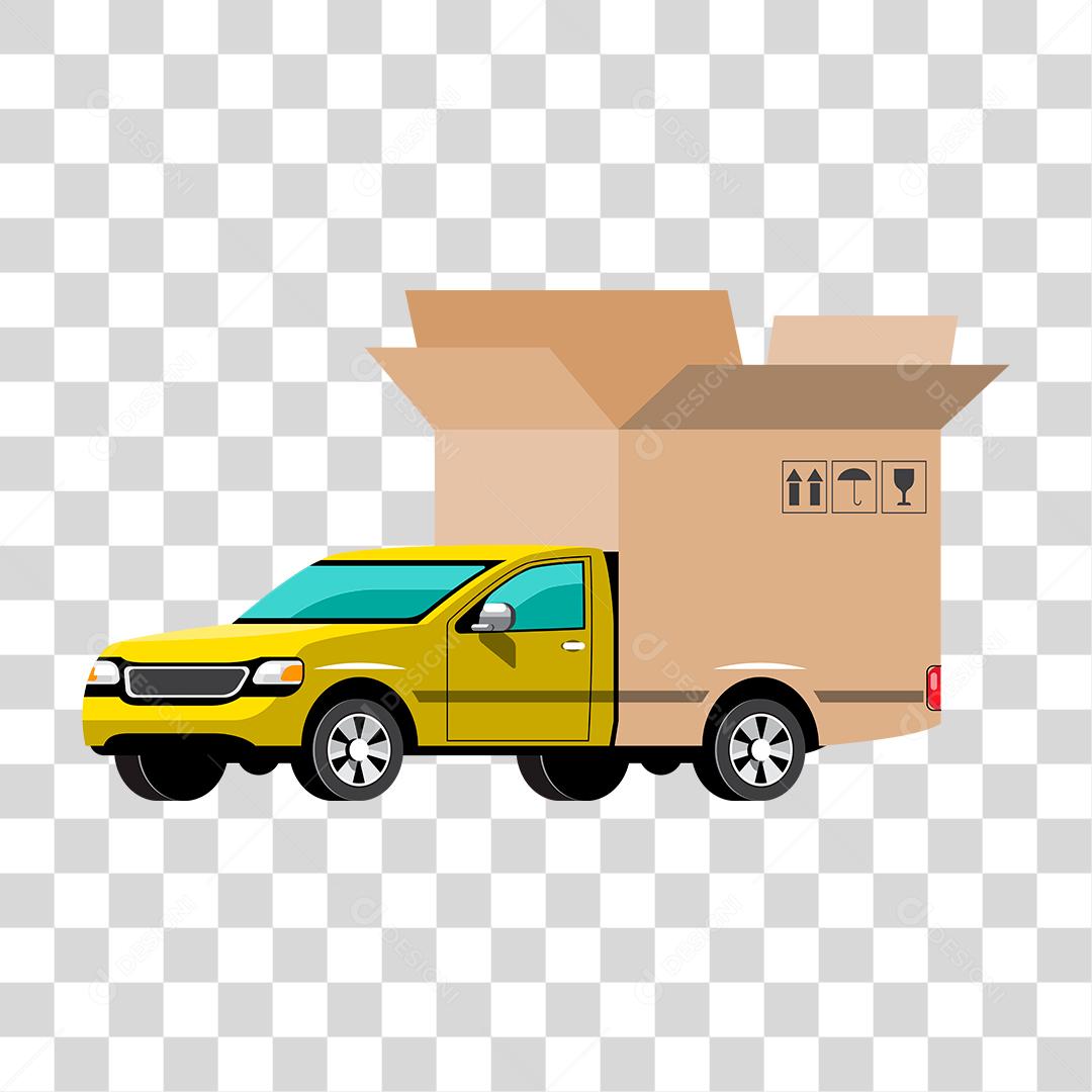 Desenho de carro caminhão