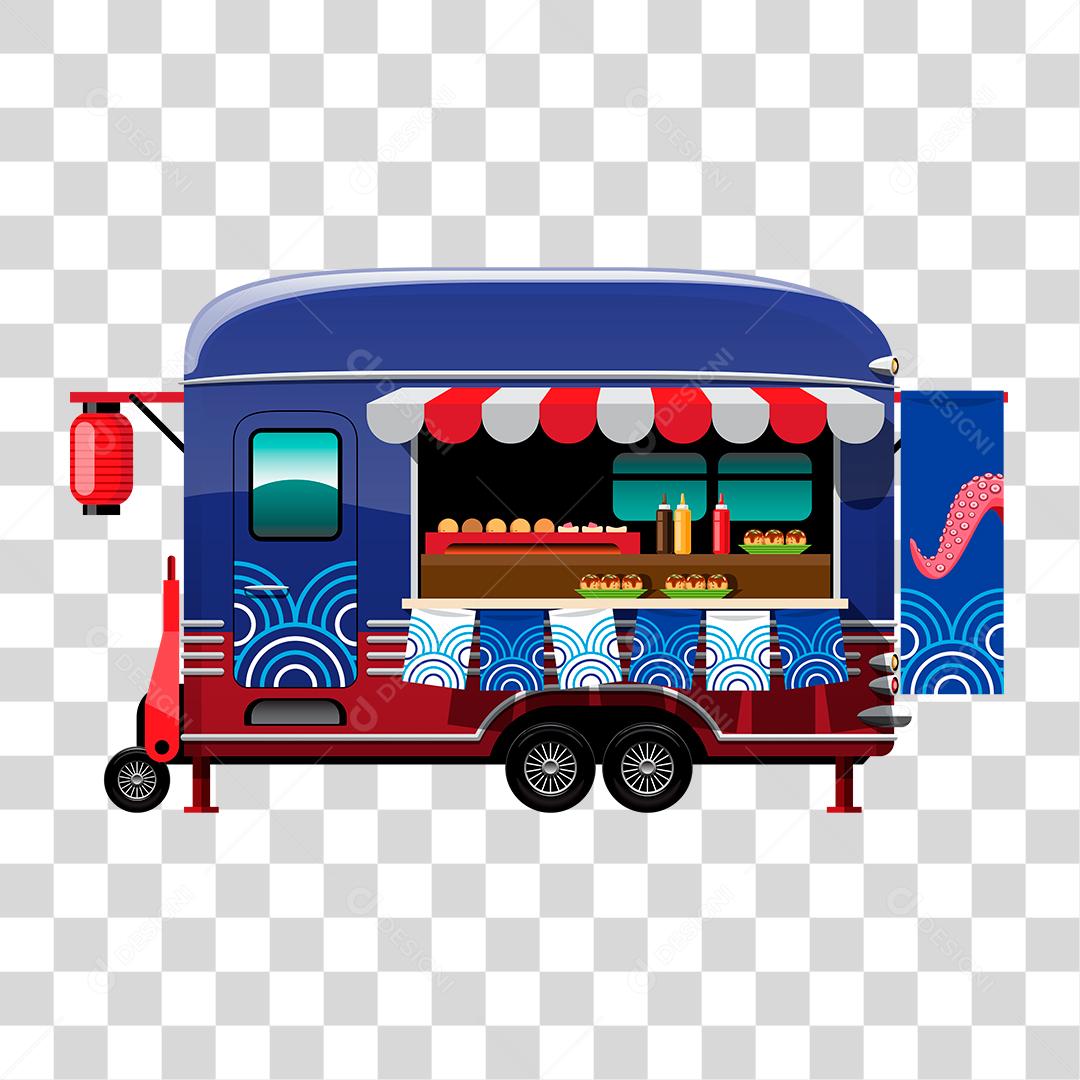 Desenho de food truck