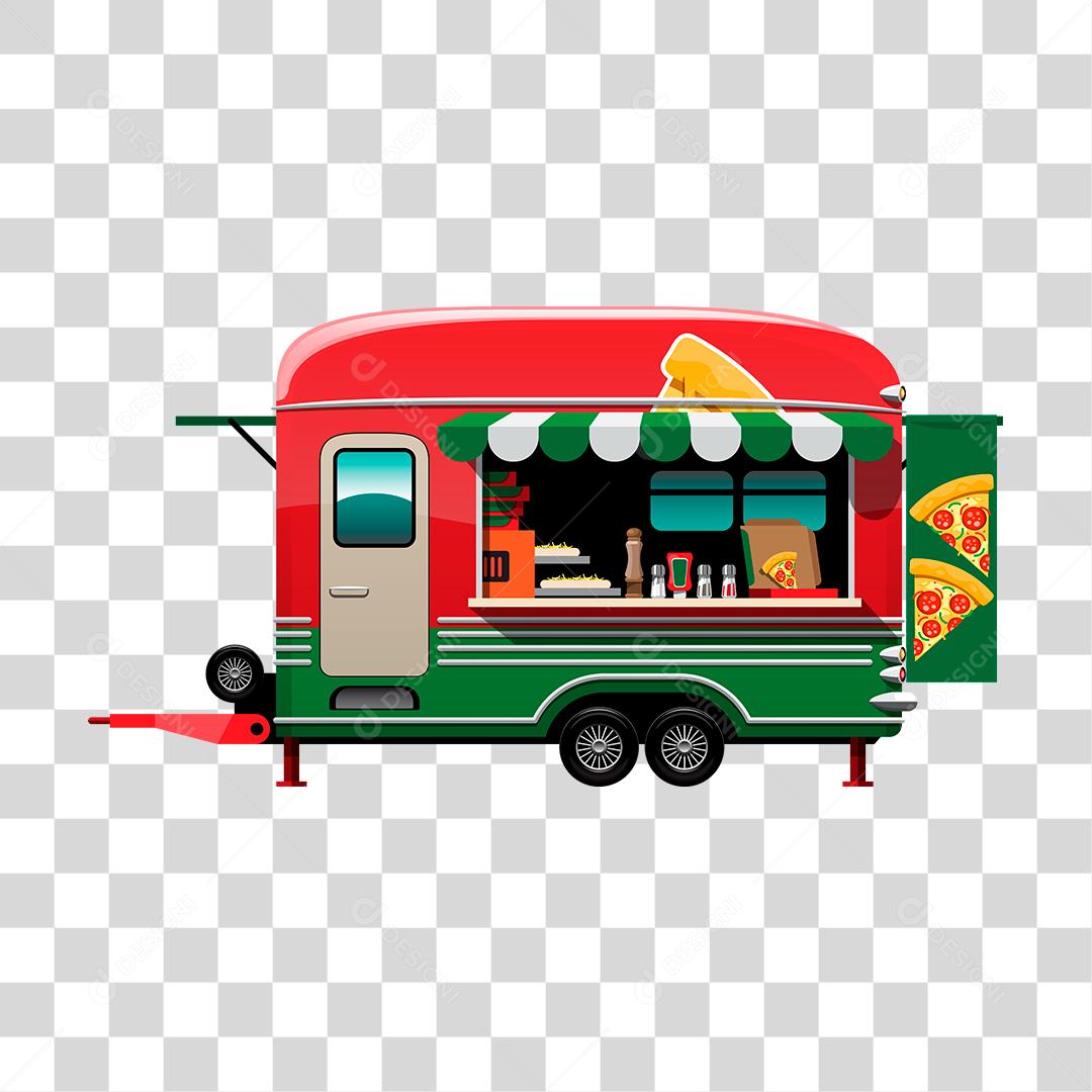 Desenho de food truck