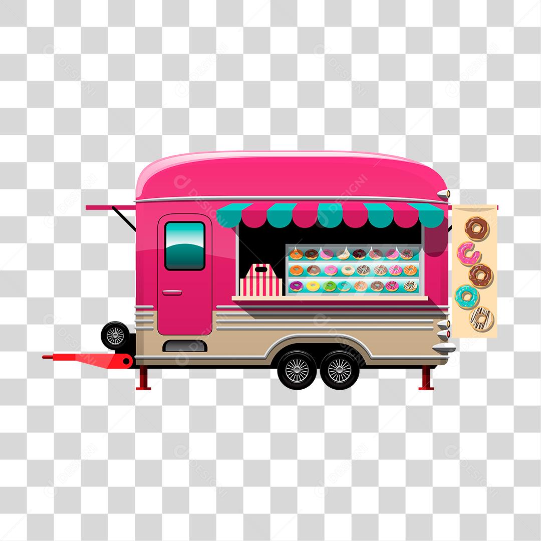 Desenho de food truck