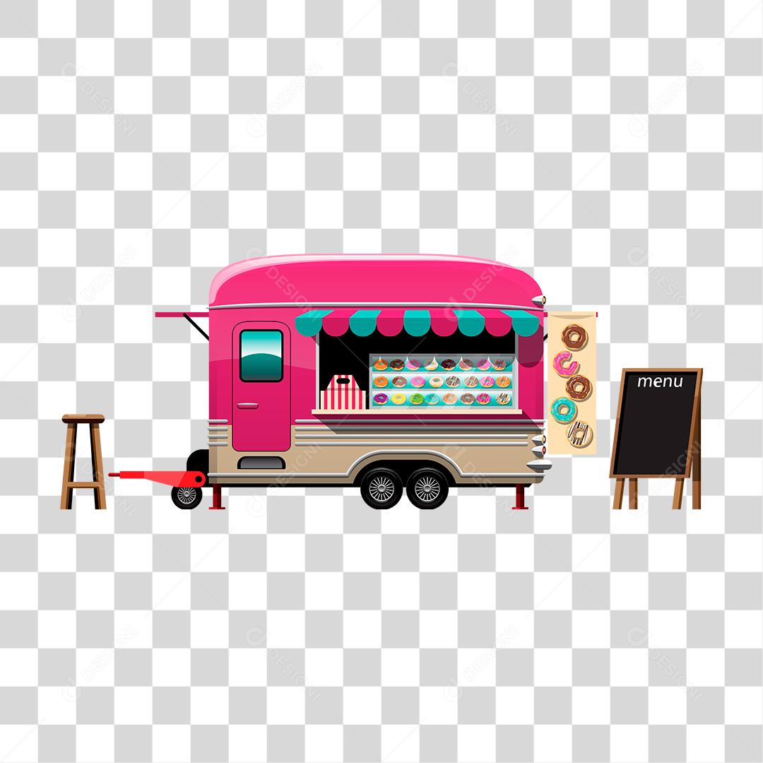 Desenho de food truck