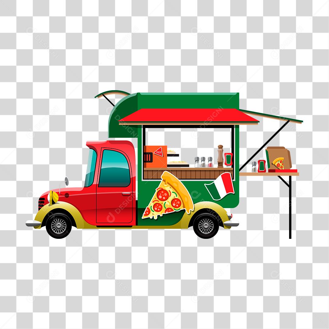 Desenho de food truck