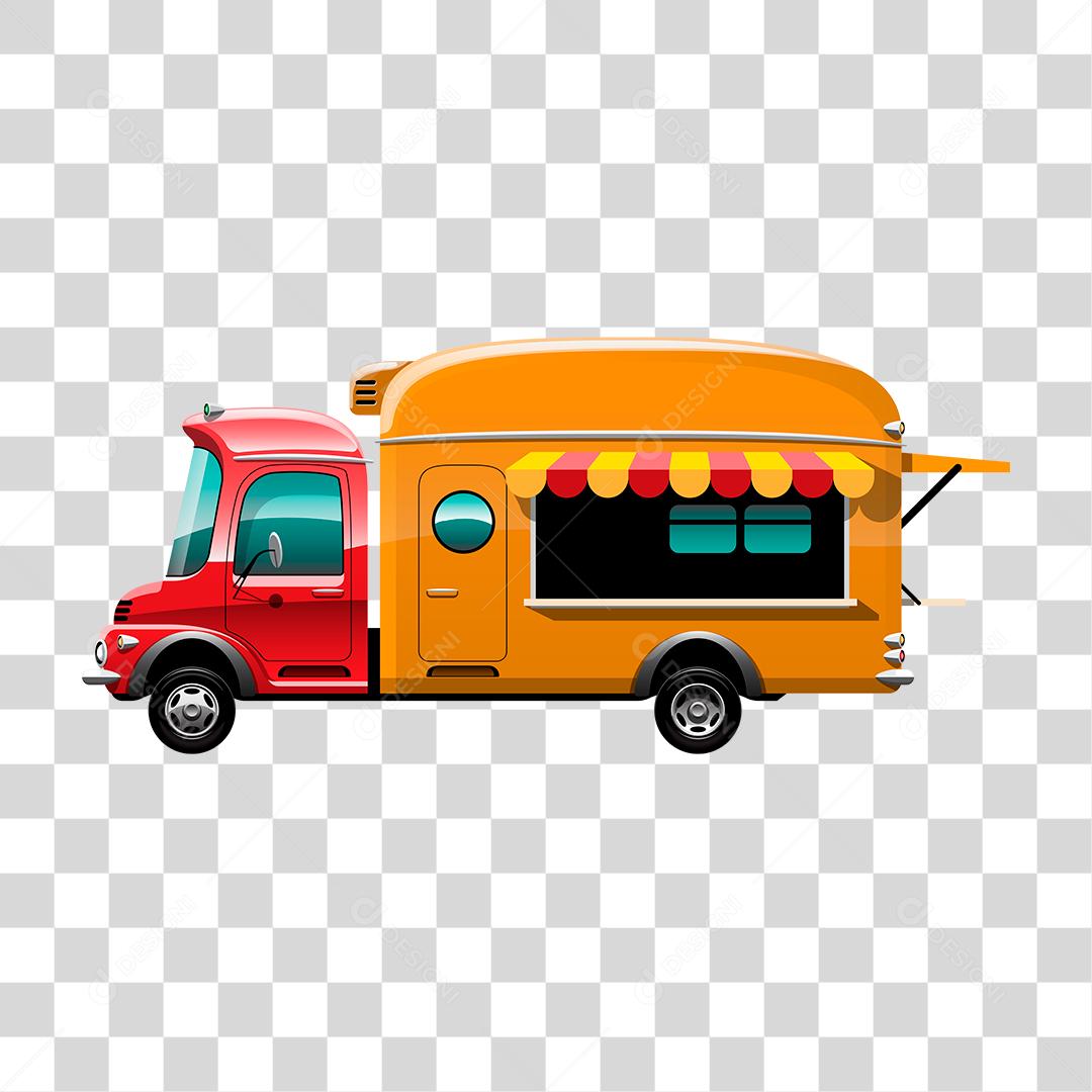 Desenho de food truck