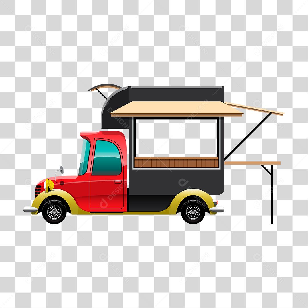 Desenho de food truck