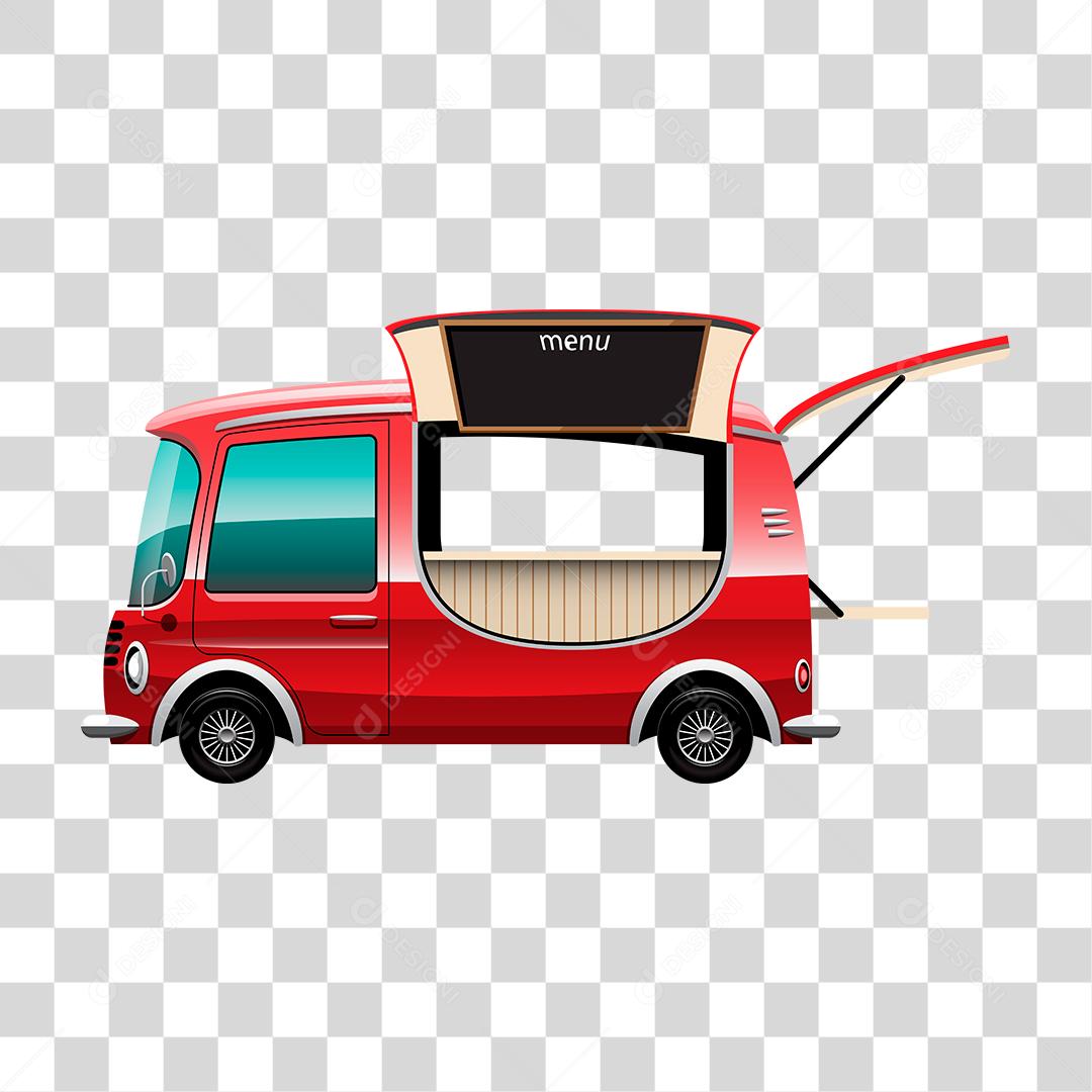 Desenho de food truck