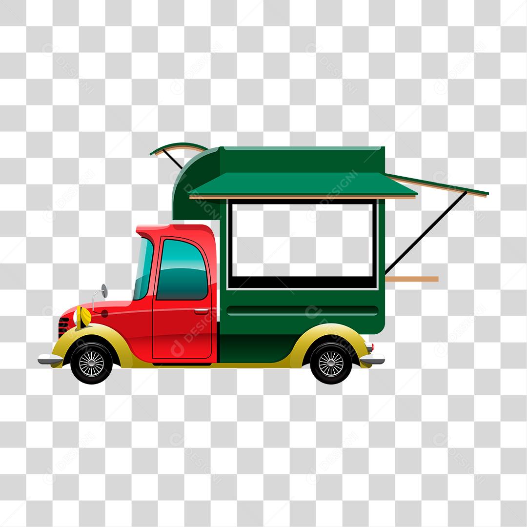 Desenho de food truck