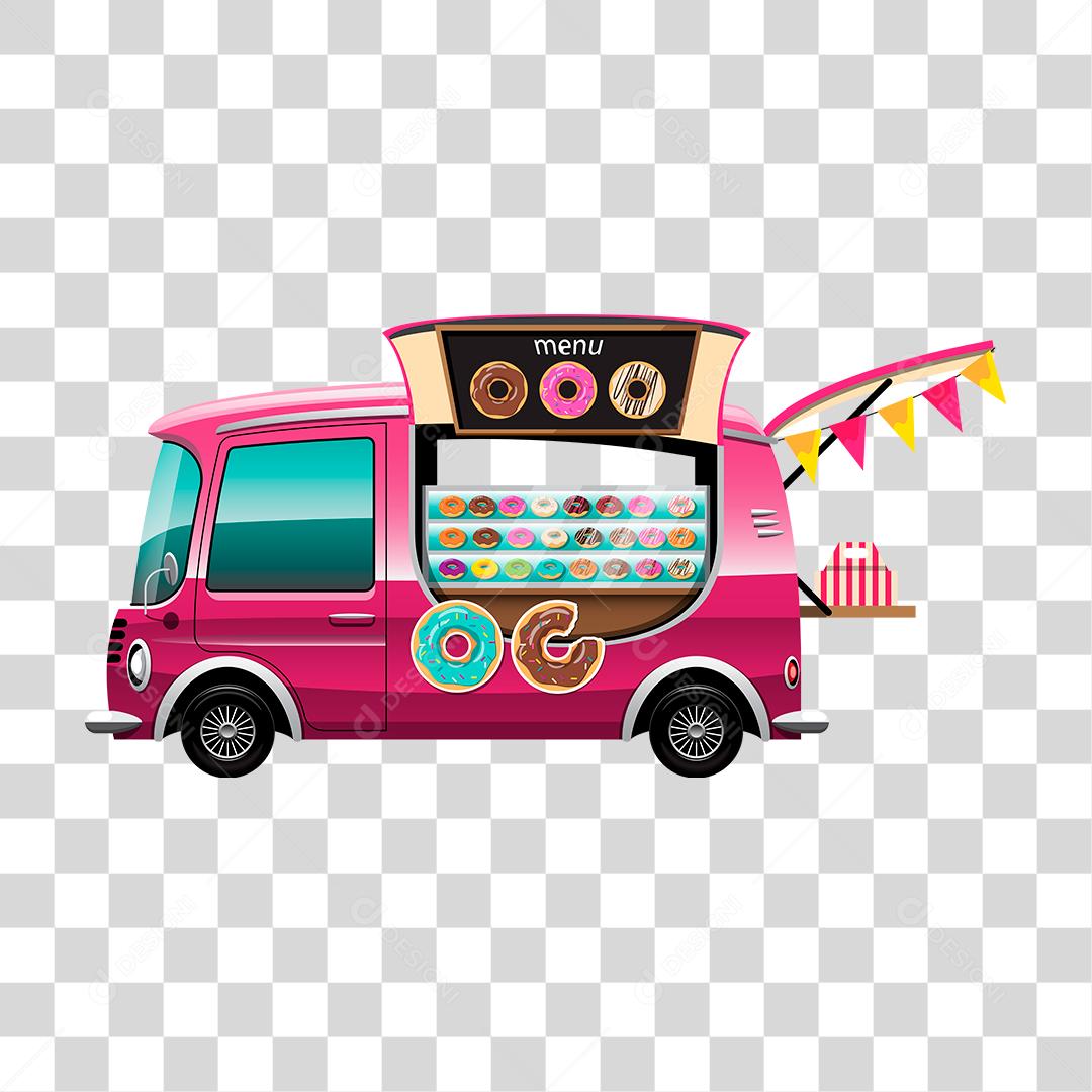 Desenho de food truck
