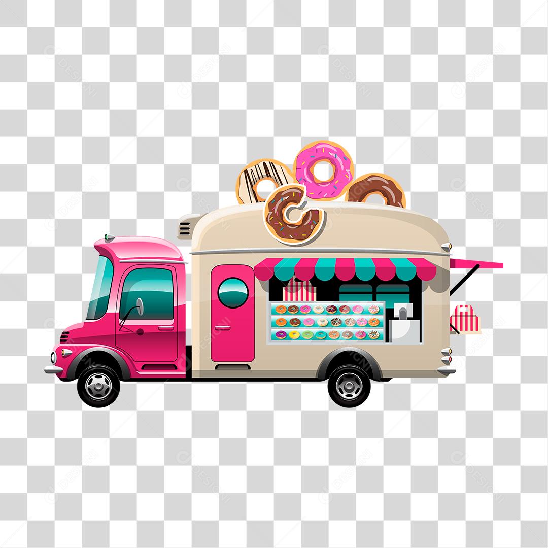 Desenho de food truck