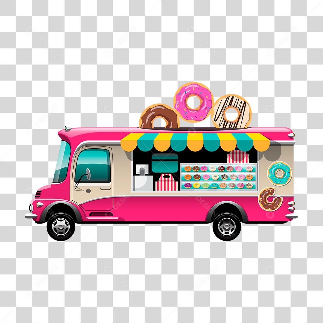 Desenho de food truck