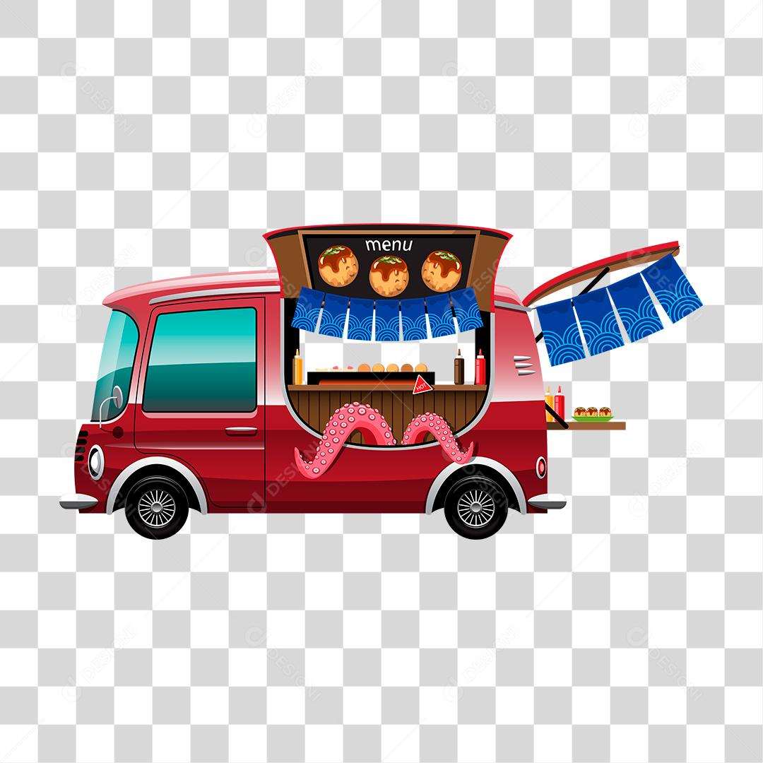 Desenho de food truck