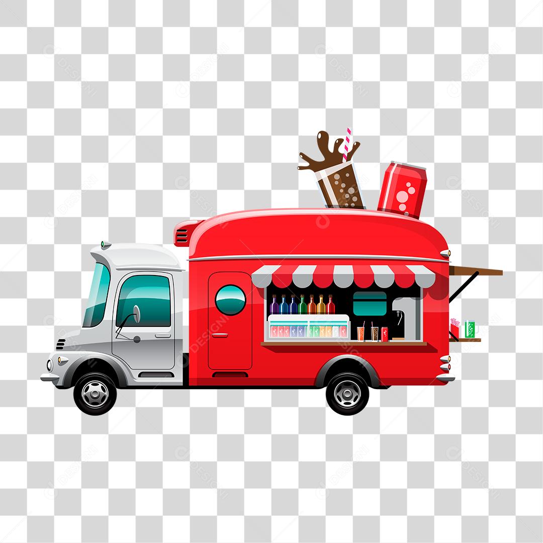 Desenho de food truck