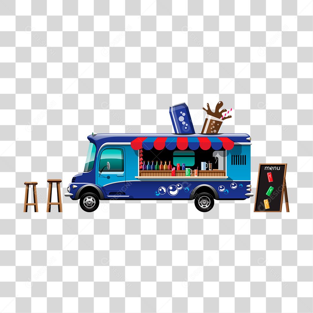 Desenho de food truck
