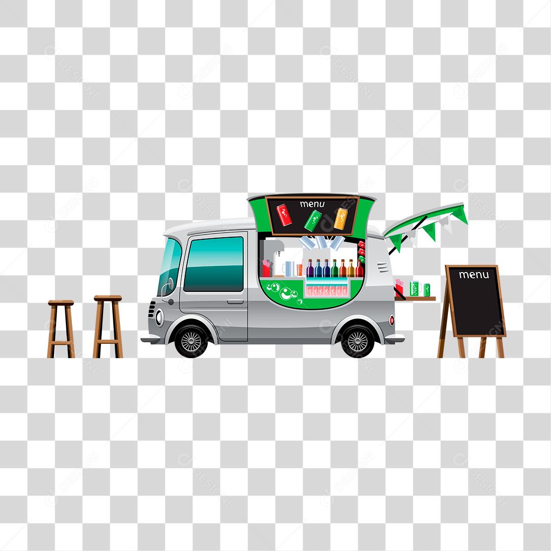 Desenho de food truck
