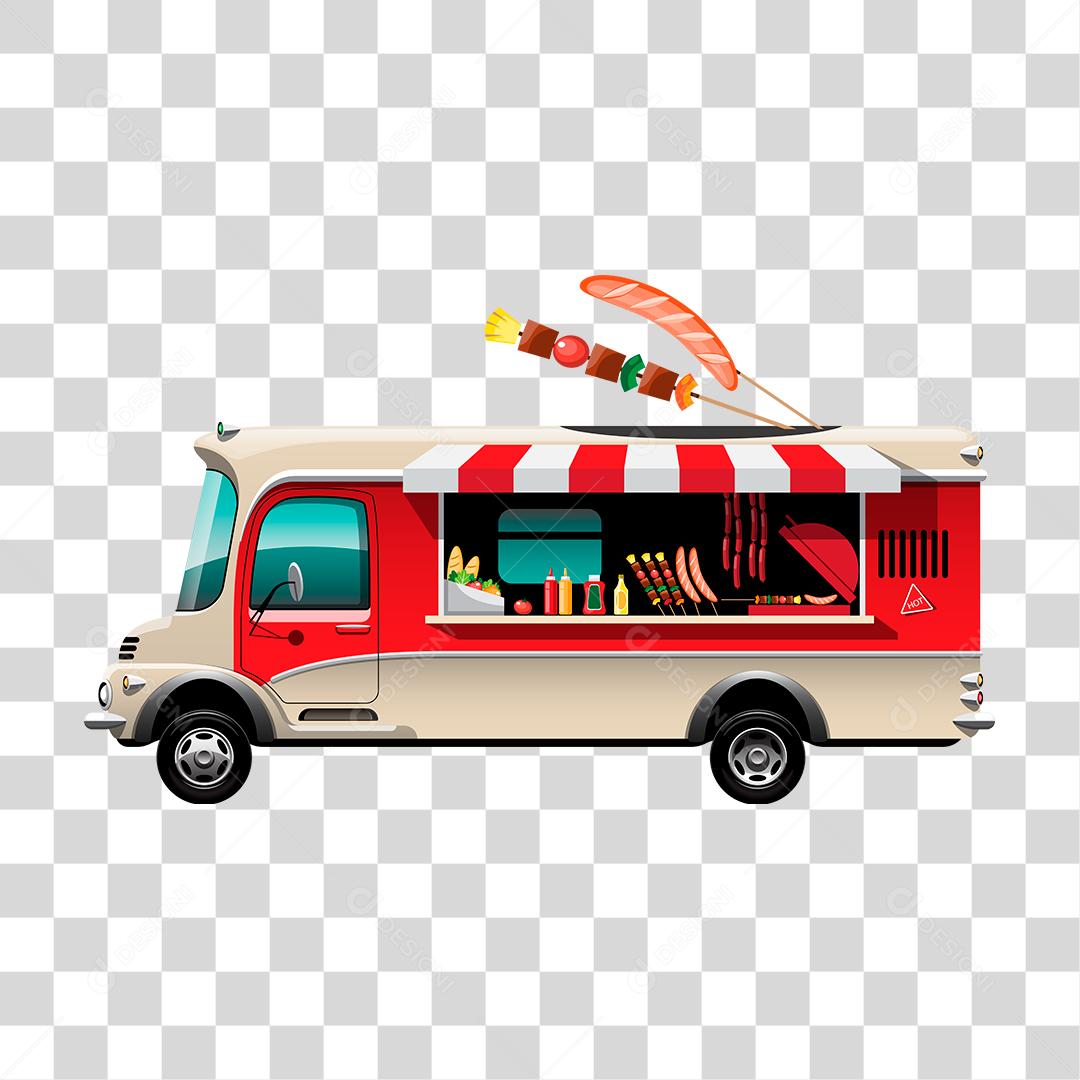Desenho de food truck
