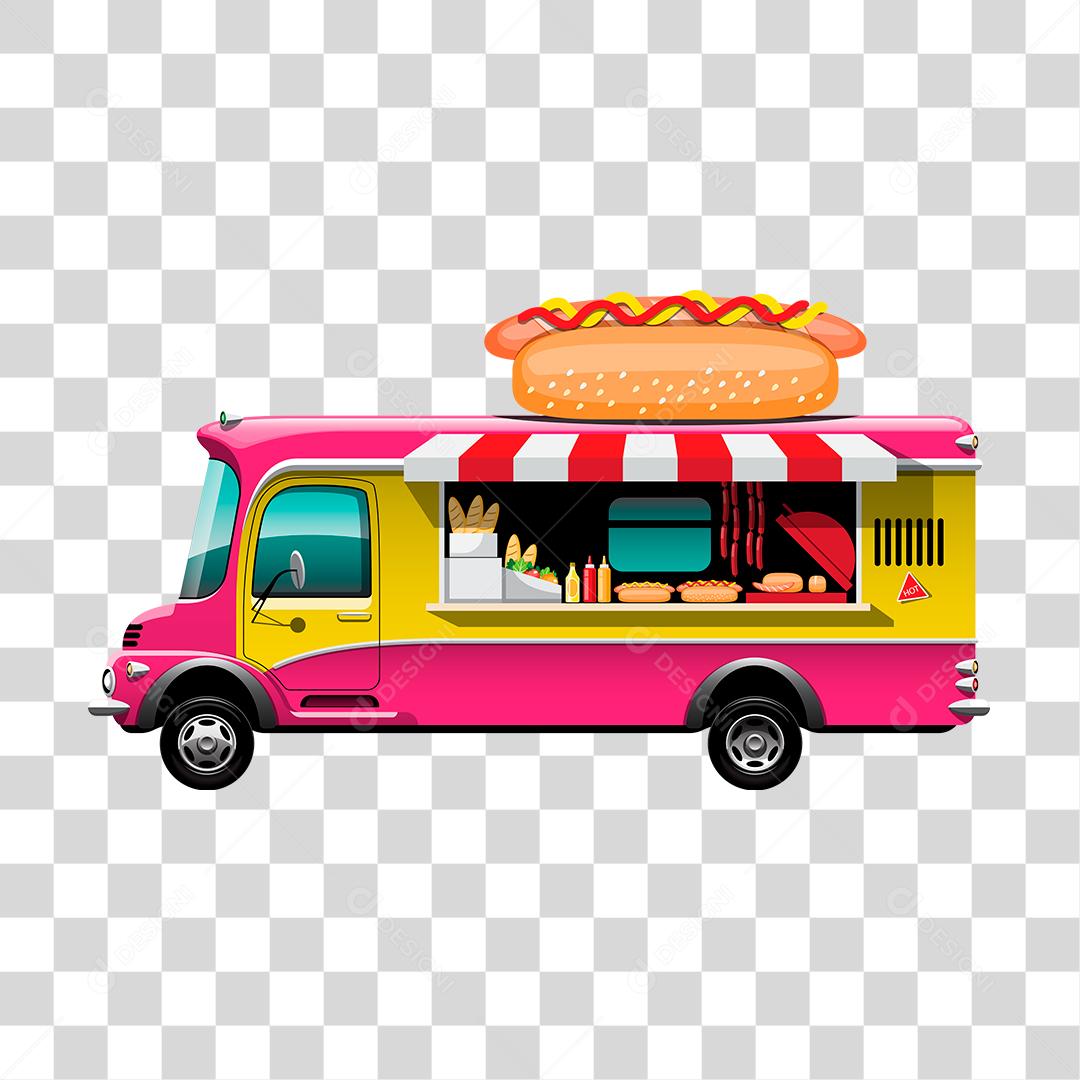 Desenho de food truck