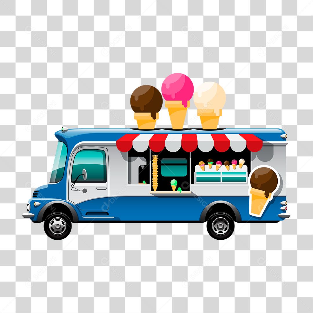 Desenho de food truck