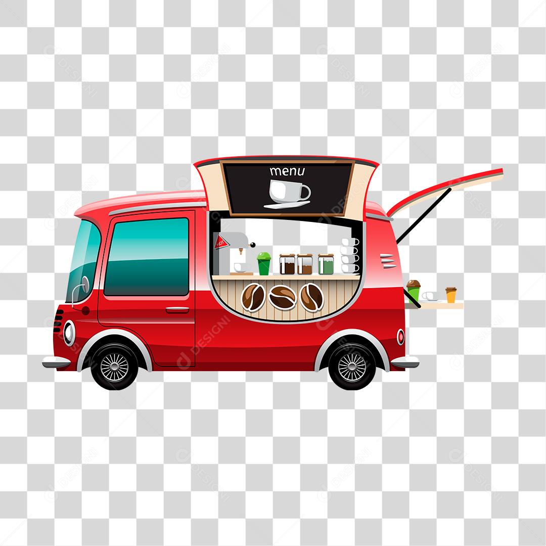 Desenho de food truck