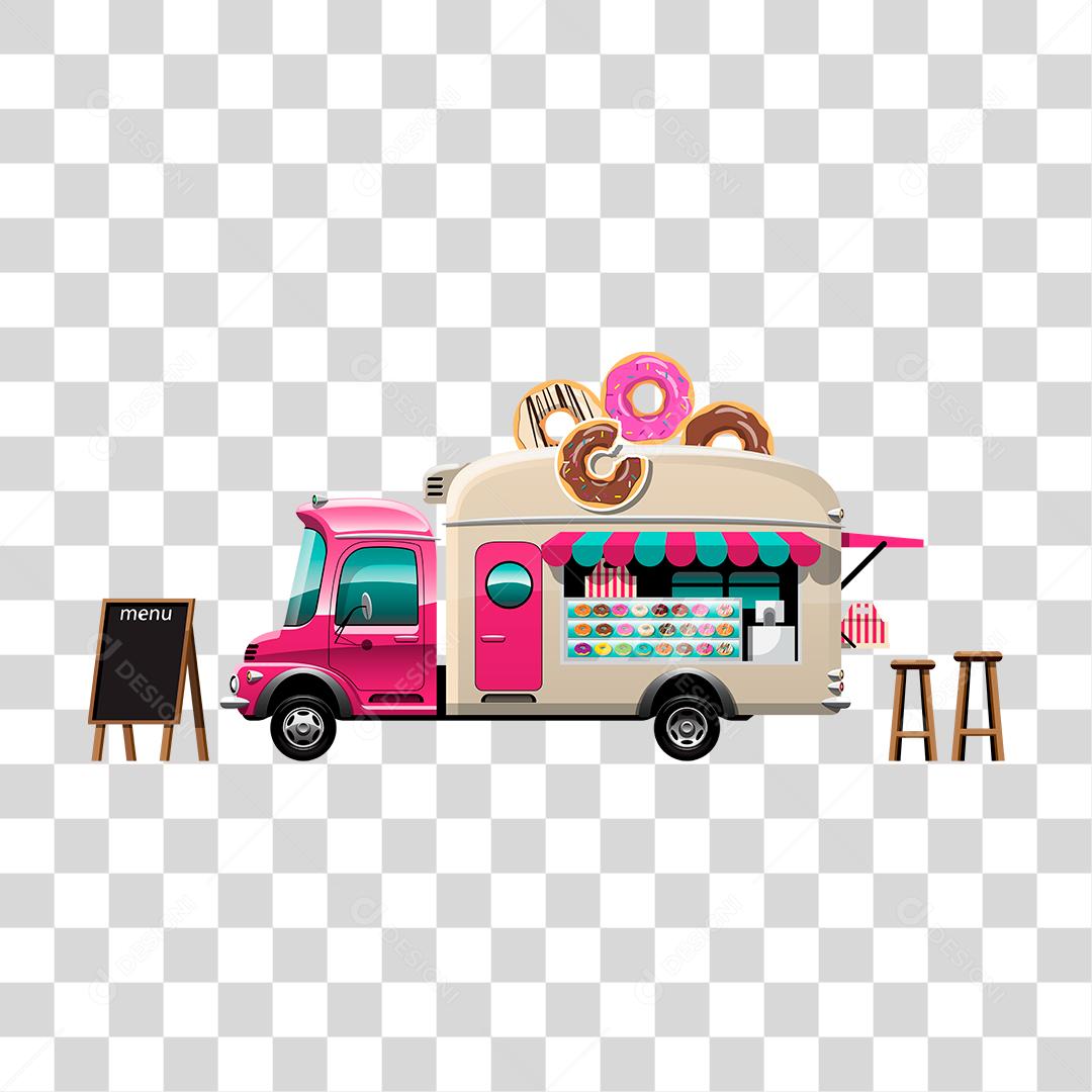 Desenho de food truck