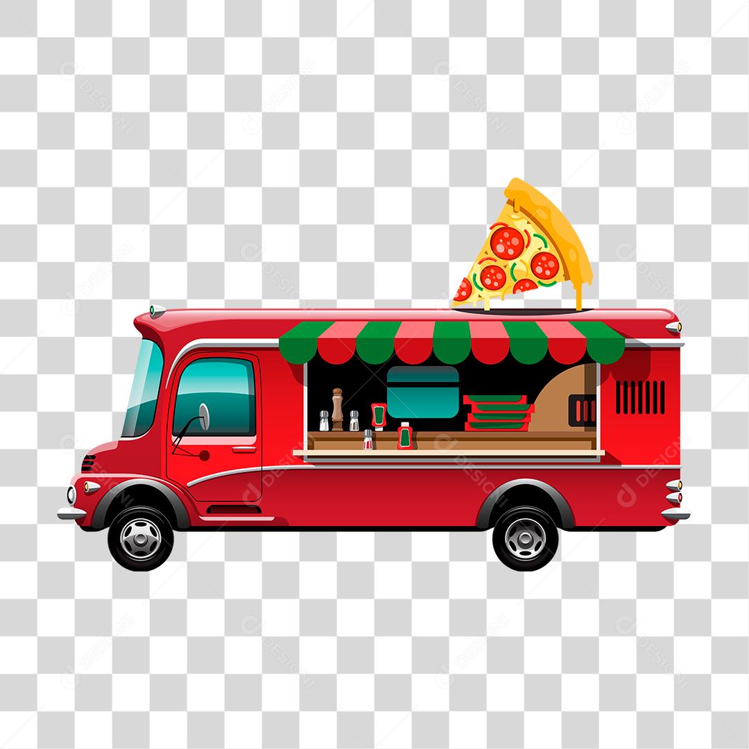 Desenho de food truck