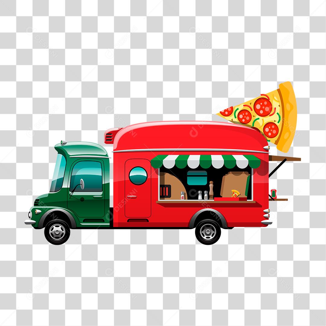 Desenho de food truck